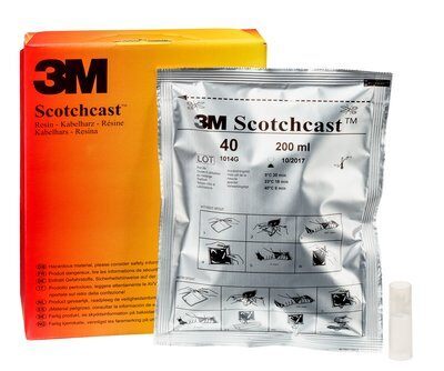 2104E, 2-PART POUCH, 10.6 OZ, 19.1 CU IN, SCOTCHCAST ELECTRICAL INSULATING RESIN, 3M, 10/CA